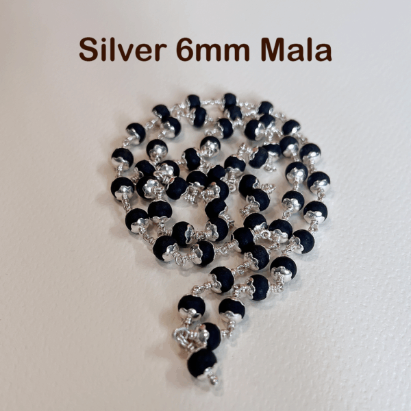 Silver Karungali Mala